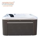Whirlpool Massage Outdoor SPA Bathtub Freestanding 3 People Hot Tub