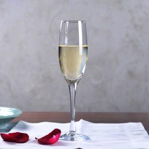 Quality 210ml 7Oz Champagne Goblet Wine Glass With Elegant Stem And Narrow Bowl wholesale
