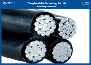 Quality Low Voltage 4 Awg Aluminum Wire Aerial Insulated Cable Temperature Resistant wholesale