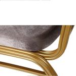 Steel Stacking Hotel Gold Banquet Chair With Backrest