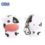 Custom 3d PVC Plastic Animal Anime Keychain OEM Design Cute Plastic Keychain
