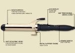 Professional LCD Hair Curling Wand 140F - 450F Temperature Control Titanium
