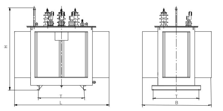High Reliability Electric Oil Immersed Transformer Low Noise GB1094-1996