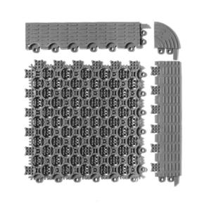 China 20CM Square Interlocking PVC Mats Puzzle Piece Interlocking Door Mats on sale