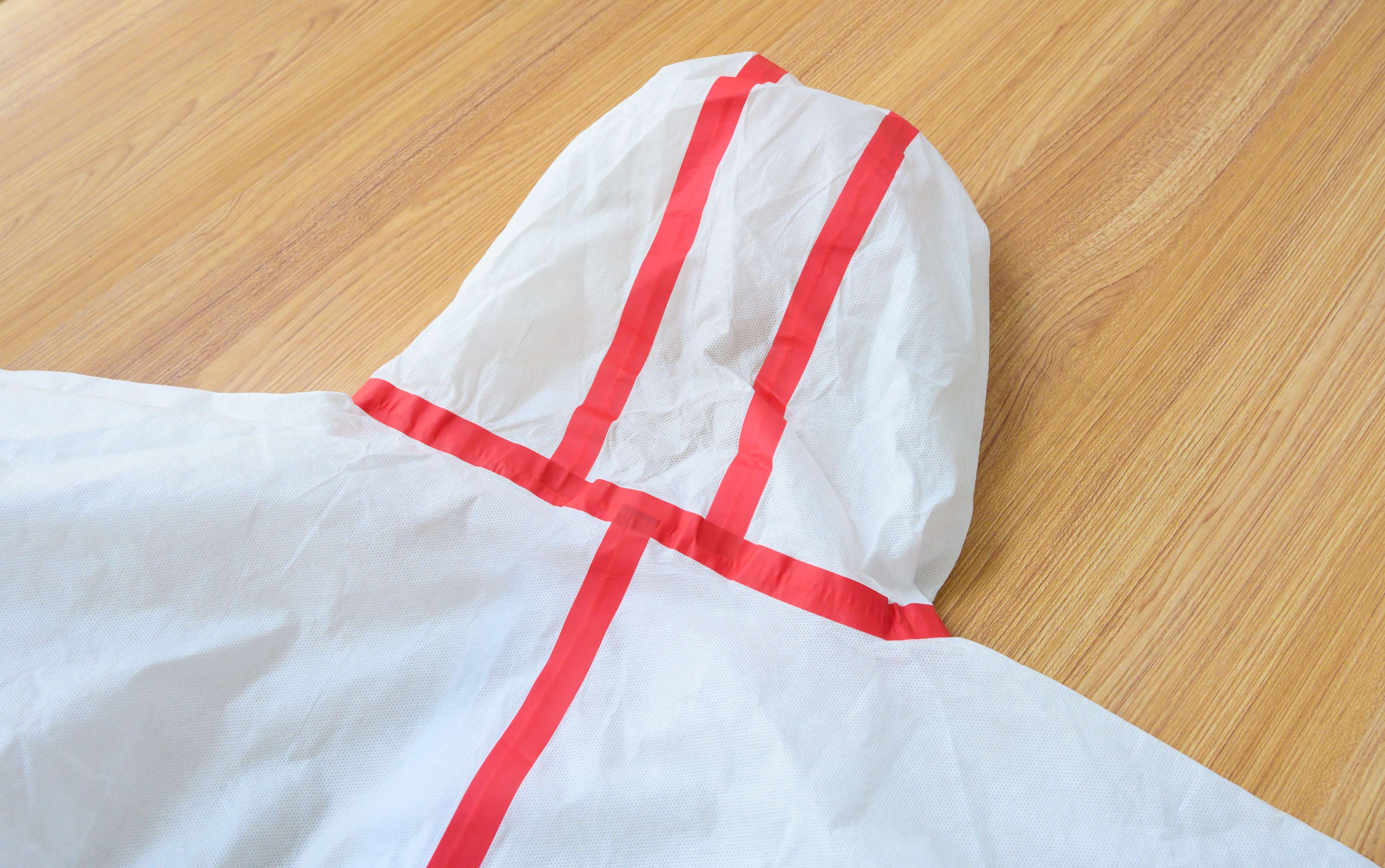 Ppe Type5/6 Disposable Protective Workwear Asbestos Removal Sms Coverall Disposable