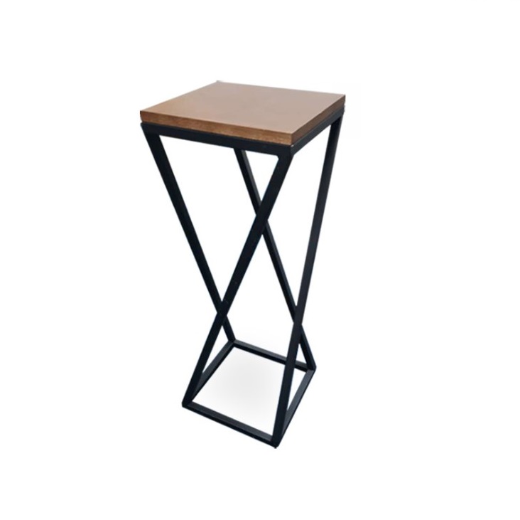 Brief steel planter stand flower pot decoration
