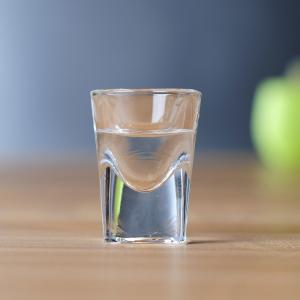 Quality 13ml Tinny Shot Glasses 1cl Small Shot Glass With Square Bottom wholesale