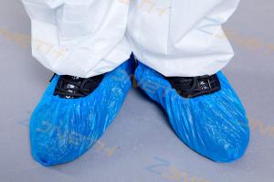 Quality Disposable Thicken PE Plastic Protective Shoe Covers wholesale