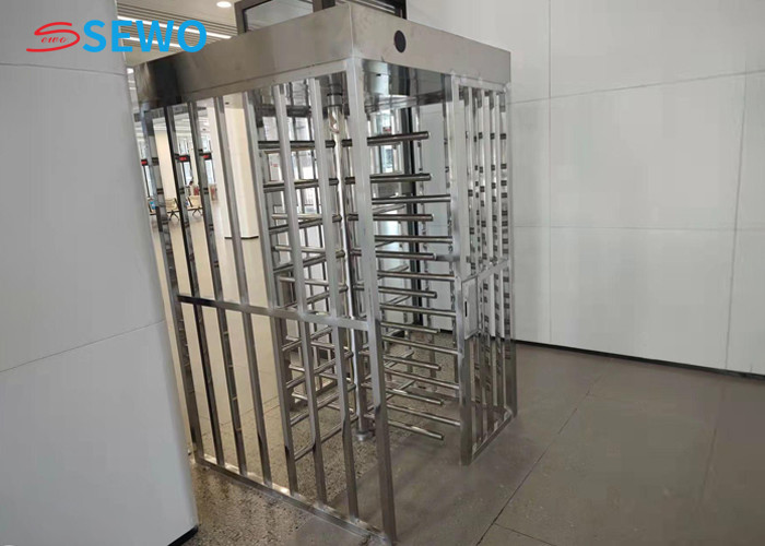 Indoor/Outdoor Full Height Turnstile Gate for Single Turnstile Access Control Security Systems