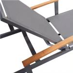 Iron Outdoor Furniture Patio Beach Sunbed Lounge Sea Sun Lounger Modern Style