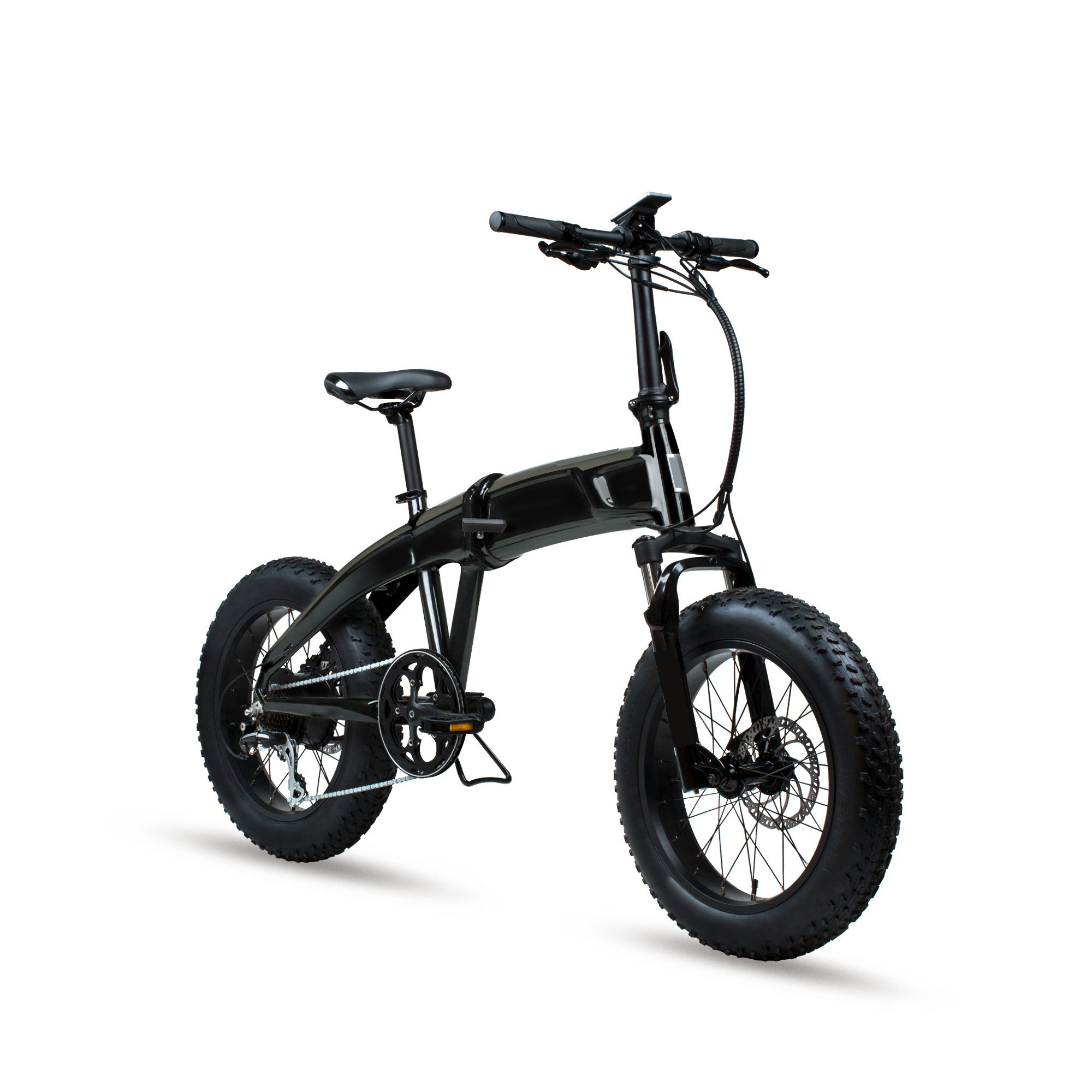 48V 10.4Ah lithium battery multicolored electric folding bike 20*4.0 fat tyre OEM