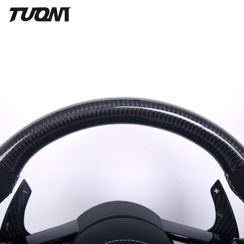 Upgrade Audi TTRS Carbon Fiber Steering Wheel Real Custom