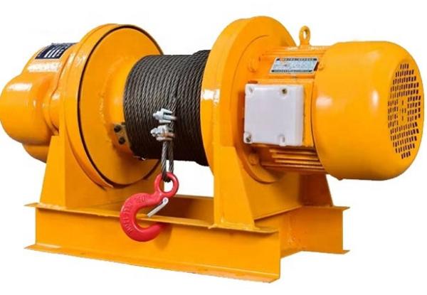 8m/Min Pulling 1500kg Construction Lift 1000kg Electric Rope Winch With Wireless