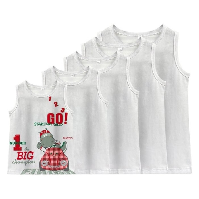 White Polyester Sublimation Vests For Kids And Adult OEM / ODM Available