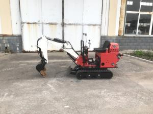 Quality 1000kgs Mini Excavator Machine FM10 With Casting Iron / Steel Unit Swing Speed 8 Rpm wholesale