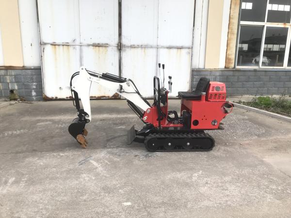 1000kgs Mini Excavator Machine FM10 With Casting Iron / Steel Unit Swing Speed 8