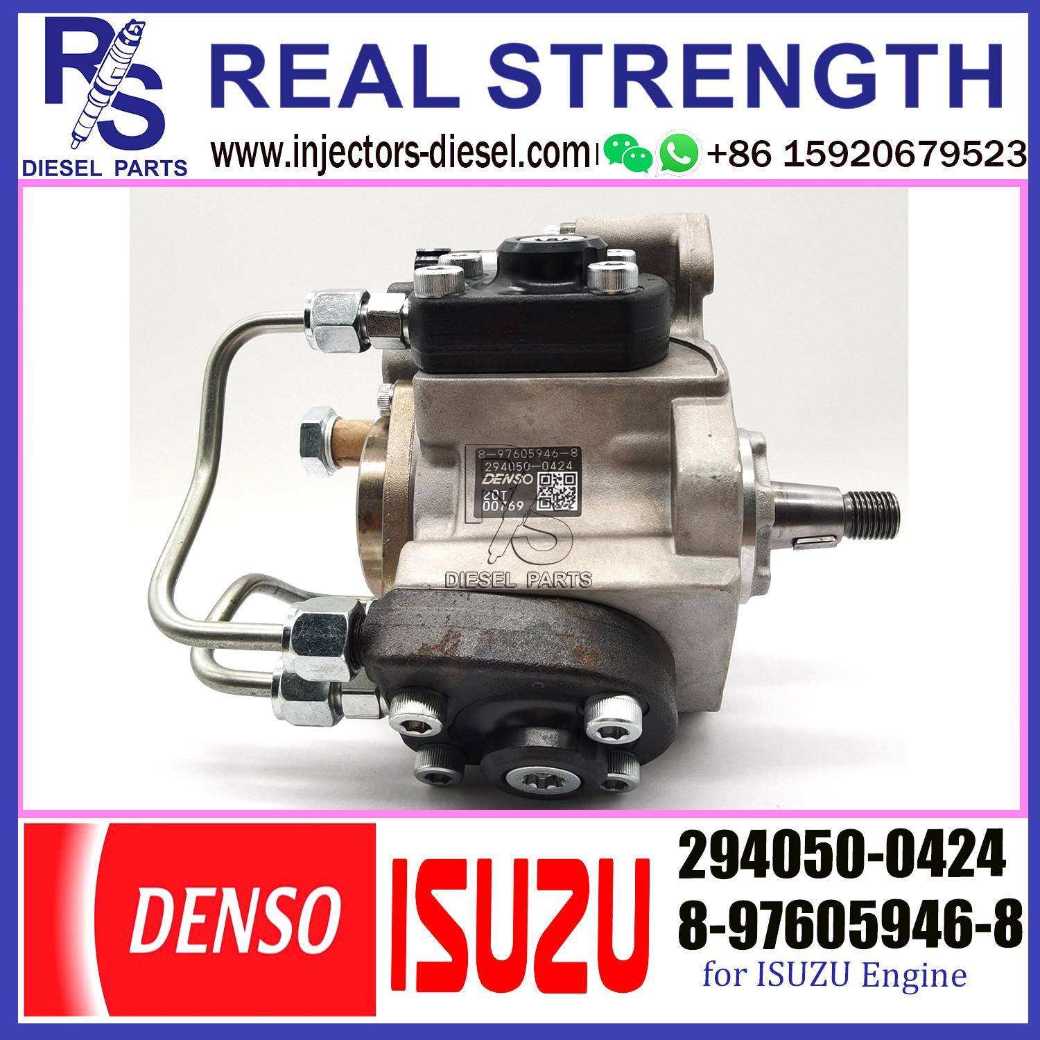diesel Fuel Injector Pump 294050-0424, 294050-042# for Denso Isuzu engine 8-97605946-8