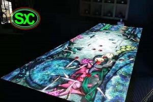 Quality Waterproof P10 Light Weight Led Dance Floor Full Color For Disco / Dj Bar wholesale