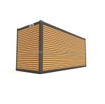 Hotel Accommodation 20ft Prefabricated Container Office House with Wooden