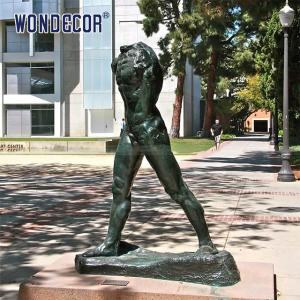 Quality Street Art Custom Bronze Statues Sculpture Walking Man wholesale