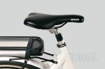White 36V 250W Electric Urban Bike , 700C Electric Town Bikes Middle Motor
