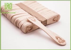 Quality Customize Shape Ice Cream Wooden Sticks With Hot-Stamping Logo Well Polished wholesale