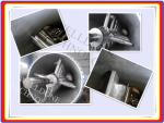 110 / 220V Vacuum Paddle Dryer Thermal Oil Heating Explosion Resistance