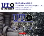 Car/truck tyre crushing machine, waste tire shredder, double shaft shredder/used