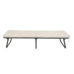 Modern Hotel Essential Foldable Metal Platform Bed Frame Tool-Free Assembly