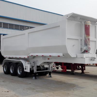 Cheap CIMC A 100 Ton Dump Truck Overturned in a Chinese Factory, and a 3-axle-4-axle Semi-trailer Dump Truck Trailer for sale