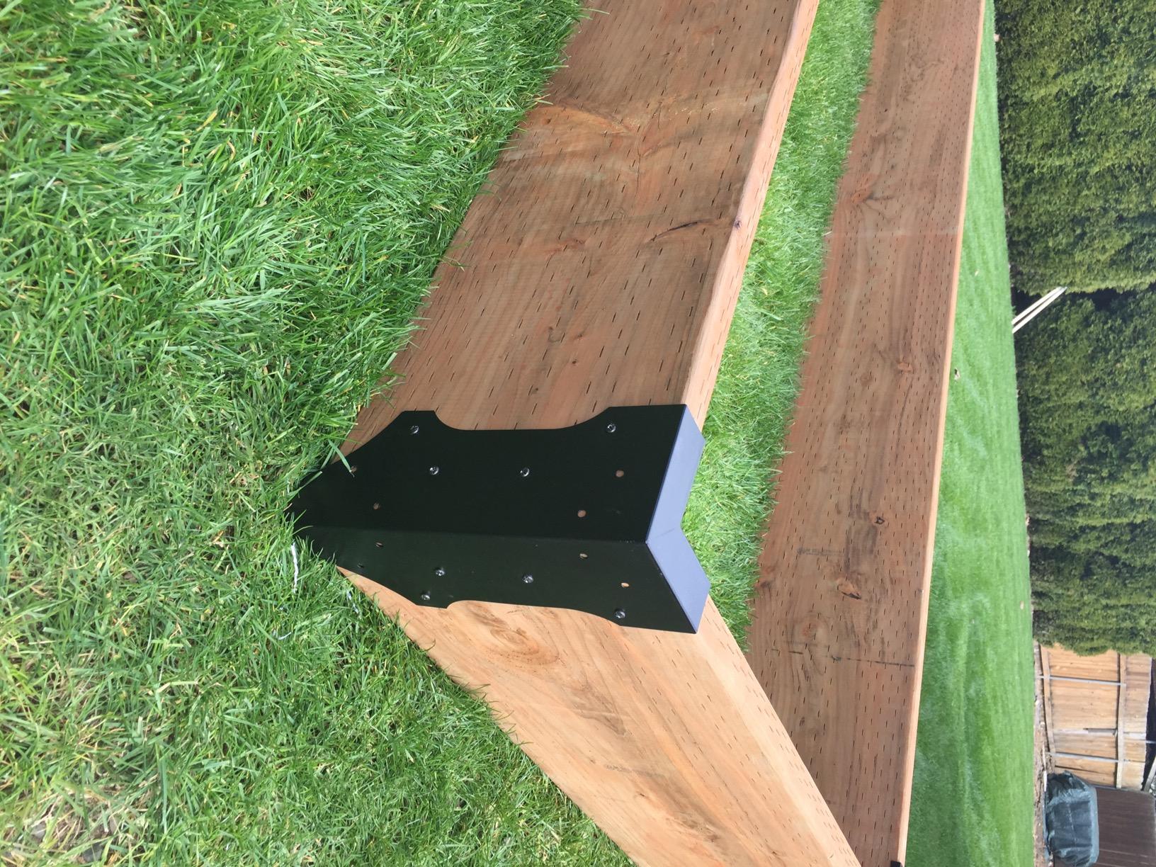 Create a Beautiful Flower or Vegetable Garden with 30*11.43*5.1cm Corner Brackets