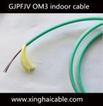 OM3 6 core indoor FTTH PVC jacket communication fiber optic cable