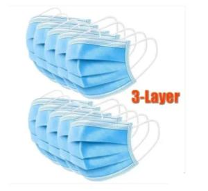 Quality Anti Dust 3 Ply Non Woven Face Mask Great Elasticity Non Woven Meltblown Fabric wholesale