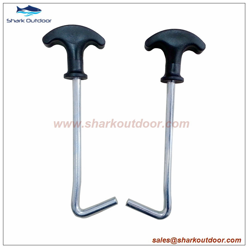 Steel tent peg puller tent stake extractor 