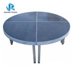 Quality Christmas Stage Equipment Decoration Dancing Floor Wooden material Round Shape wholesale