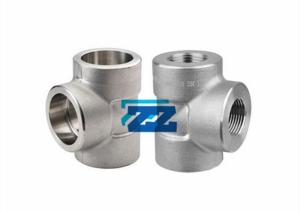 China Equal BSP 2  9000LB Forged Pipe Fittings ASTM A182 F304 Tee For Shipyard on sale
