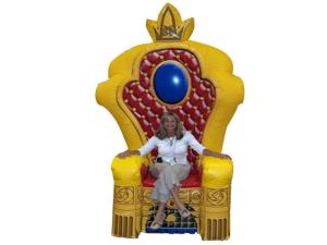 Quality Chinese Supplier Advertising Inflatable King Chair Sofa For Chair Furniture Exhibition wholesale