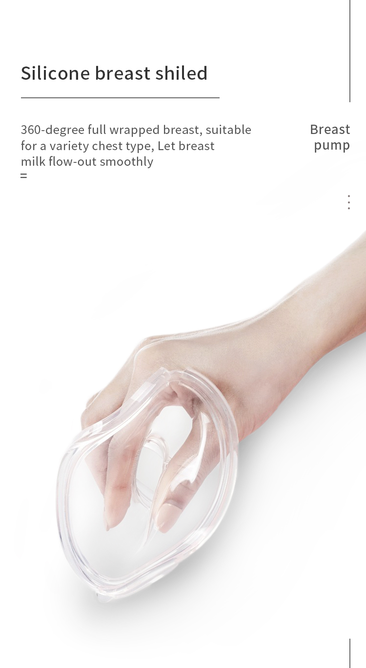 Latex Free Handsfree Electric Breast Pump Wearable Fast Charging Wireless Breast Pump