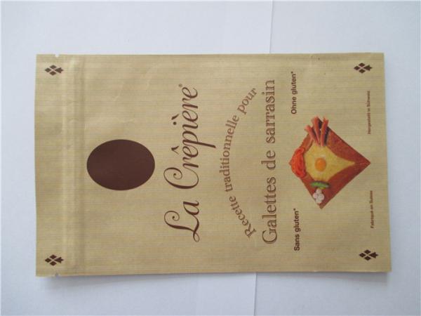 Oil Proof Plastic Stand Up Pouch , Biodegradable Stand Up Pouches For Food