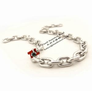 Quality 304 316 Stainless Steel DIN766 Link Chain 8mm polished smooth surface wholesale