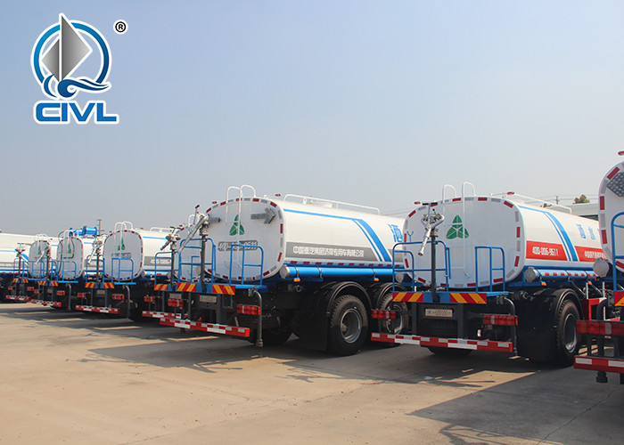 Howo Water Tank Truck 6x4 16000l Sinotruk 371hp 12.00R20 Radial Tire Can Option Q235Material
