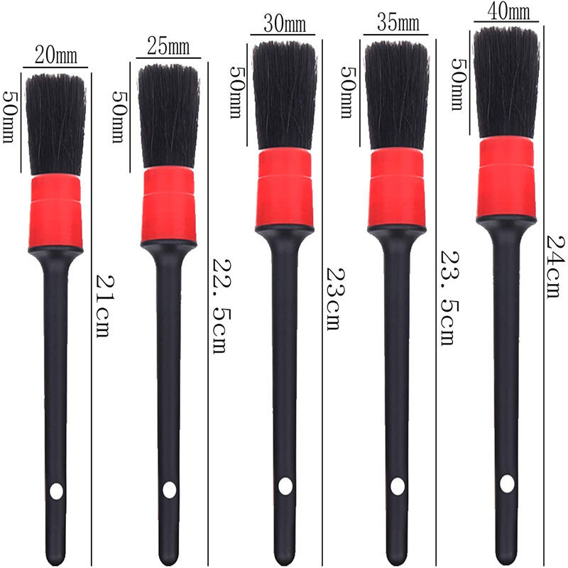 12PCS Auto Car Detailing Brush Vent Cleaner Tool Kit For Tire Dashboard Interior Exterior