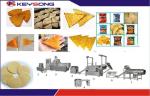 380V 52kw Corn Snacks Doritos Making Machine Double Screw Extrusion Low Energy