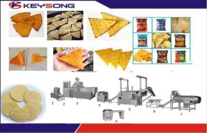 Quality 380V 52kw Corn Snacks Doritos Making Machine Double Screw Extrusion Low Energy Consumption wholesale