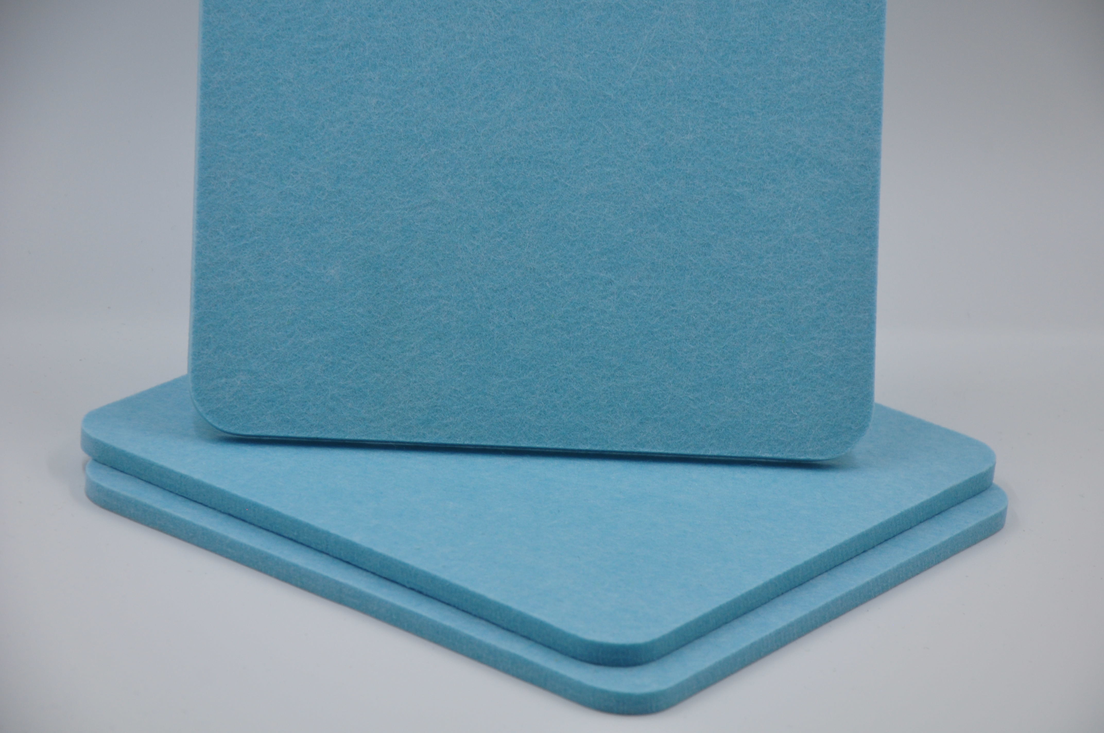 PET Square Acoustic Panels Soundproof Acoustic Felt Wall Panels For Office Home