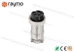 Nickle Plated Threaded Electrical Connector PA66 Insulator Long Life Cycle Wire