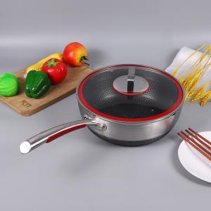 Quality Good Quality Triply Stainless Steel Cooking Pan Induction Cooker Fry Pan Nonstick Frying Pans wholesale