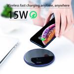 Universal 15W OVP OTP OCP Aluminum Wireless Charger Custom logo
