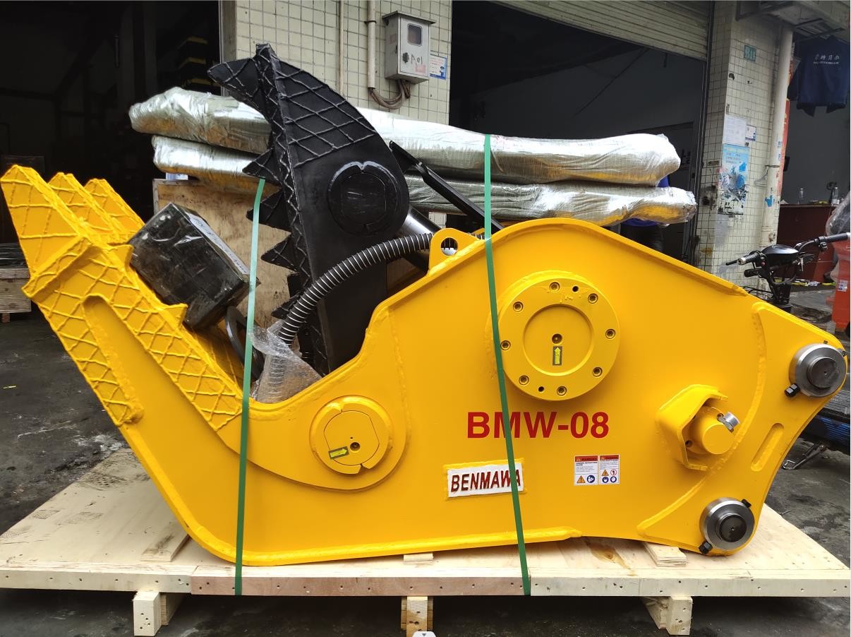 Manufacturer Wear Resistance Excavator Attachment Hydraulic Crusher Pulverizer For Sanny Hitachi Komatsu Etc