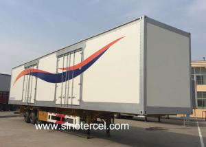 Quality Easy Loading Unloading Box Semi Trailer 53ft Cargo Semi Trailer wholesale